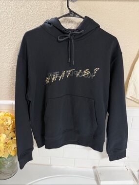 The Kooples  Hooded sweatshirt . 100% cotton Size 2 is medium . NEW with tags
